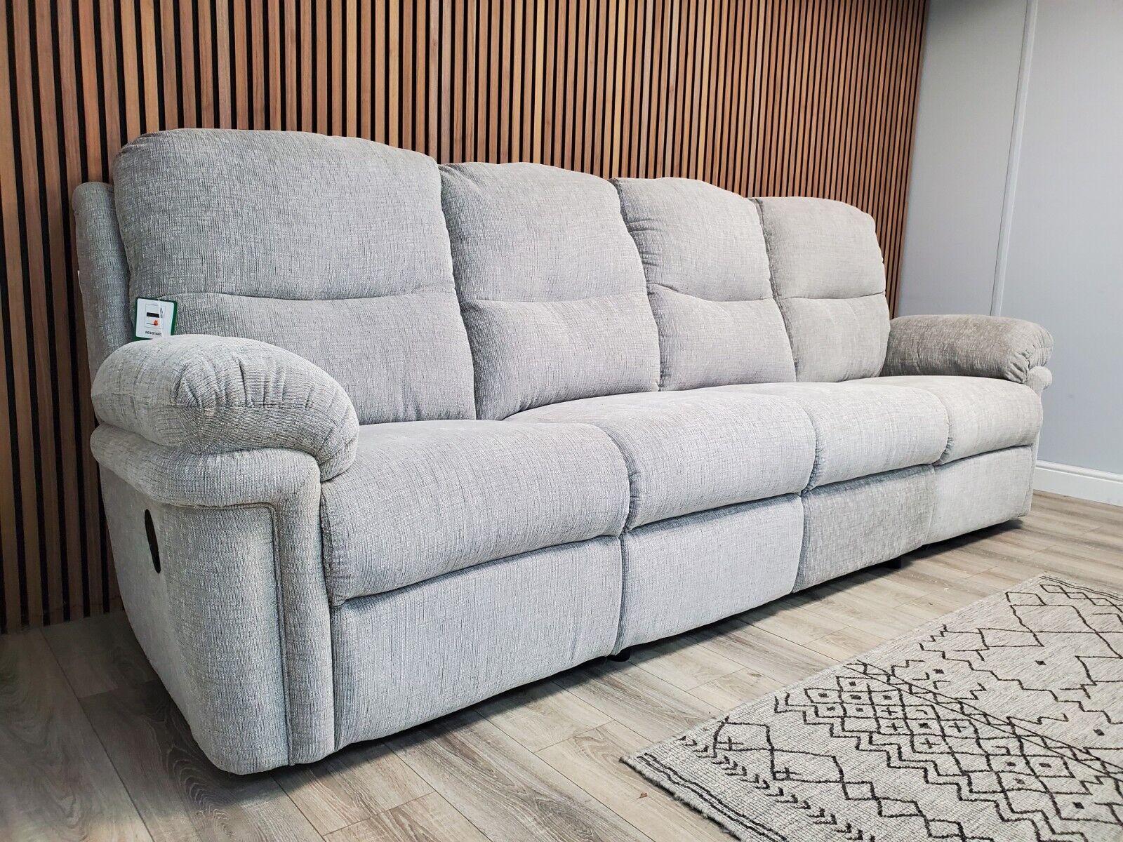 Grey lazy store boy sofa