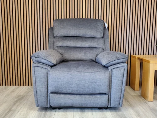 DFS 'LAWSON' ARMCHAIR WITH POWER RECLINERS & USB CHARGER PORTS