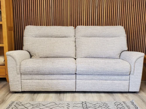 PARKER KNOLL 'HUDSON' 23 LARGE 2 SEATER FABRIC SOFA