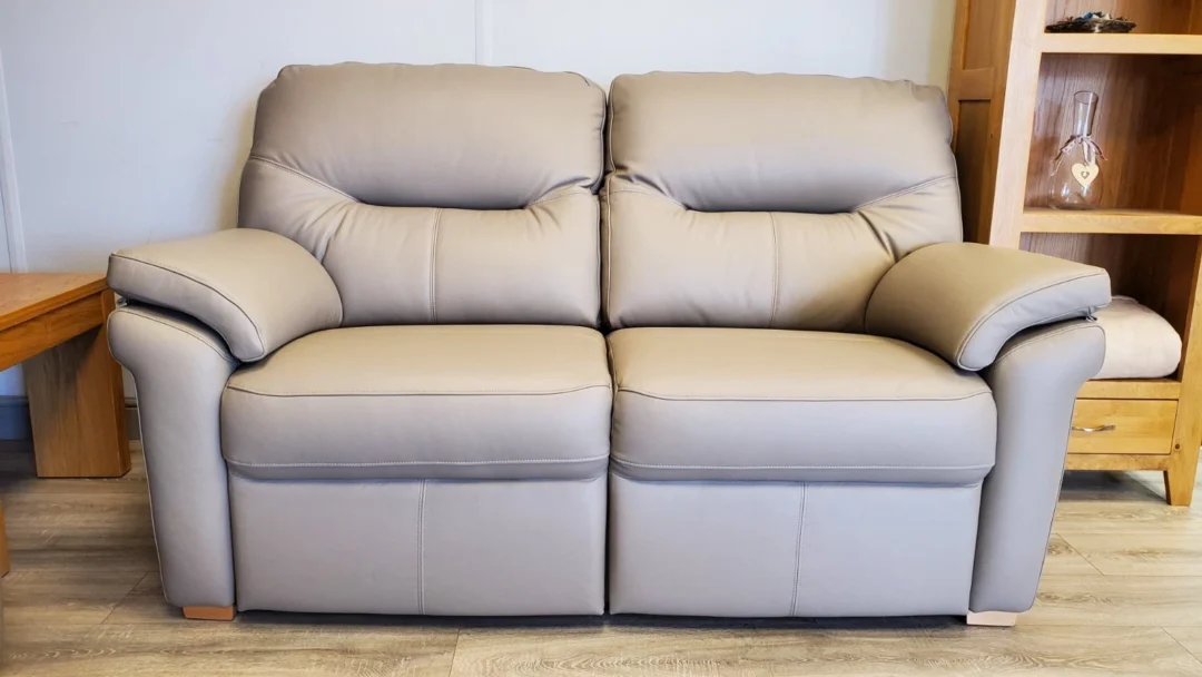 G PLAN 'SEATTLE' 3 SEATER & 2 SEATER LEATHER SOFA SET - Image 15