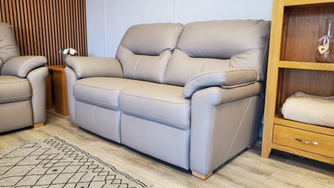 G PLAN 'SEATTLE' 3 SEATER & 2 SEATER LEATHER SOFA SET - Image 19