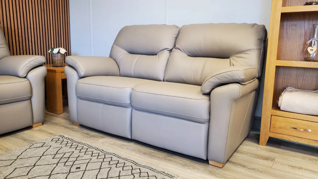 G PLAN 'SEATTLE' 3 SEATER & 2 SEATER LEATHER SOFA SET - Image 22