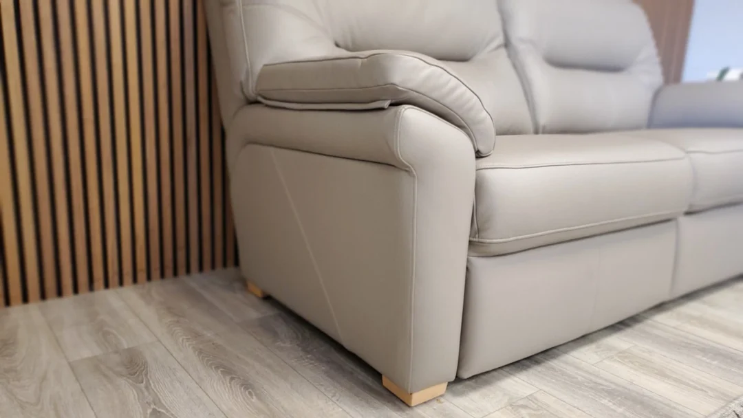 G PLAN 'SEATTLE' 3 SEATER & 2 SEATER LEATHER SOFA SET - Image 8