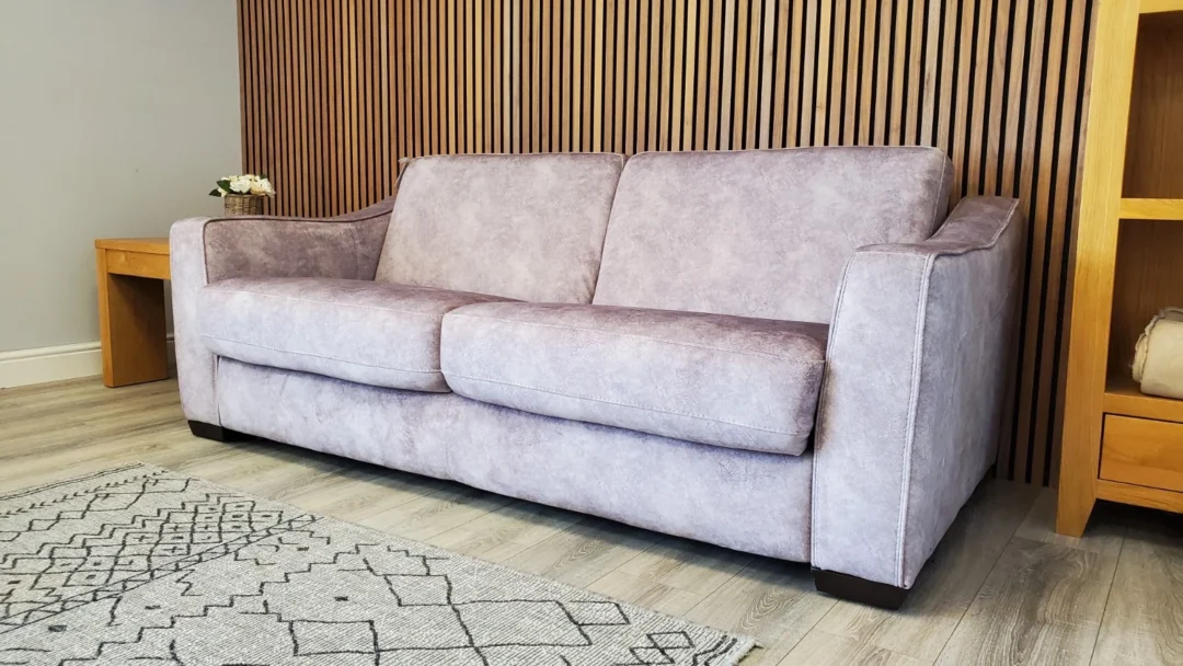FURNITURE VILLAGE 'OPTIMUS' SPACE SAVER FOLD OUT ACTION SOFA BED (WITH MATTRESS) - Image 14