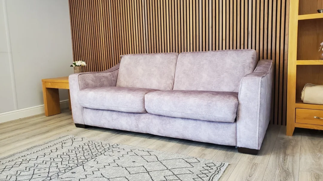 FURNITURE VILLAGE 'OPTIMUS' SPACE SAVER FOLD OUT ACTION SOFA BED (WITH MATTRESS) - Image 15