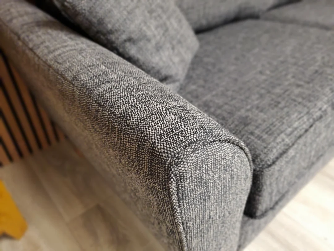 'ASHLEY' 3 SEATER IN CHARCOAL FABRIC (RRP £1198) *BRAND NEW IN STOCK!* - Image 6