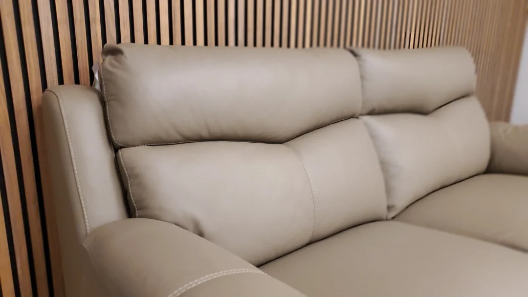 EX BARKER & STONEHOUSE CAMEROON 3 SEATER SOFA & CHAIR WITH POWER RECLINERS - Image 4