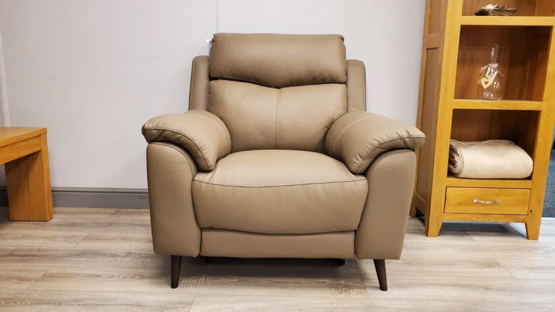 EX BARKER & STONEHOUSE CAMEROON 3 SEATER SOFA & CHAIR WITH POWER RECLINERS - Image 20