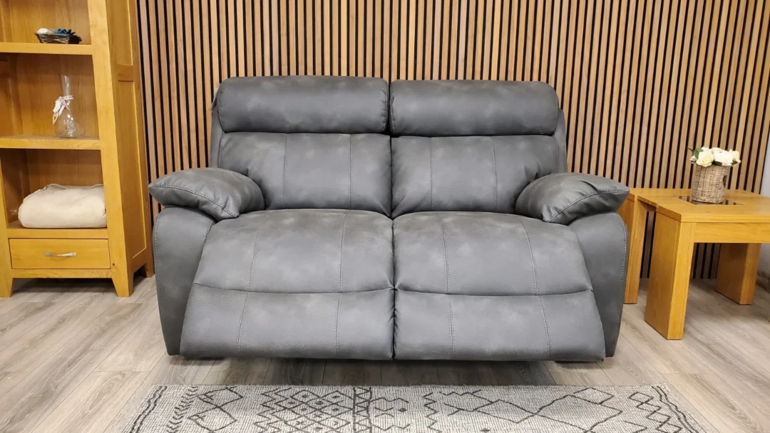 FURNITURE VILLAGE MORENO 2 SEATER SOFA WITH POWER RECLINERS & POWER HEADRESTS - Image 19
