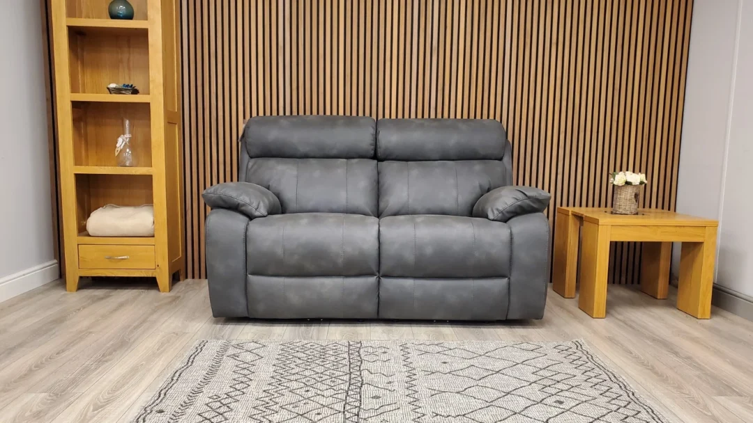 FURNITURE VILLAGE MORENO 2 SEATER SOFA WITH POWER RECLINERS & POWER HEADRESTS - Image 20
