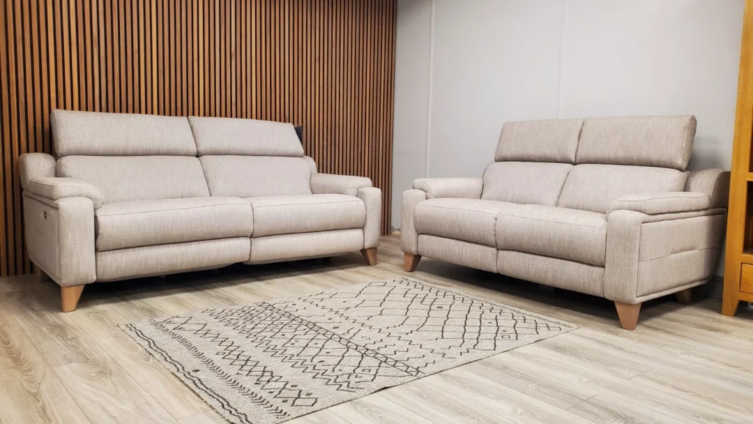 PARKER KNOLL EVOLUTION 1701 POWER RECLINING 3 SEATER SOFA & 2 SEATER