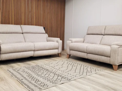 PARKER KNOLL EVOLUTION 1701 POWER RECLINING 3 SEATER SOFA & 2 SEATER