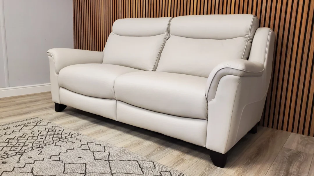 PARKER KNOLL MANHATTAN 3 SEATER SOFA, CHAIR & POWER RECLINING CHAIR IN COMO DOVE - Image 11