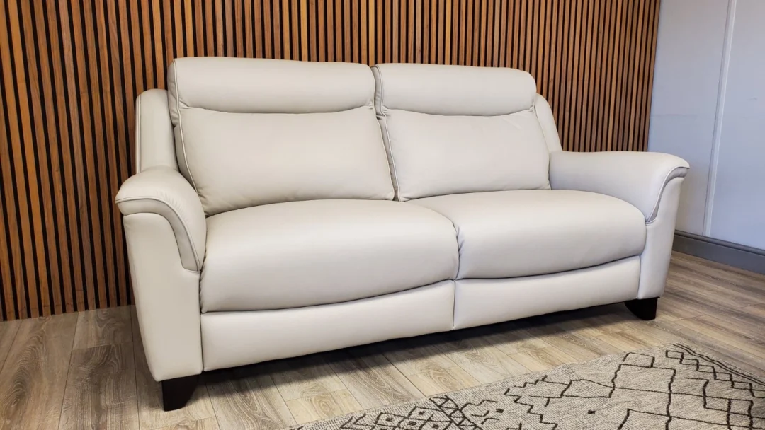 PARKER KNOLL MANHATTAN 3 SEATER SOFA, CHAIR & POWER RECLINING CHAIR IN COMO DOVE - Image 15
