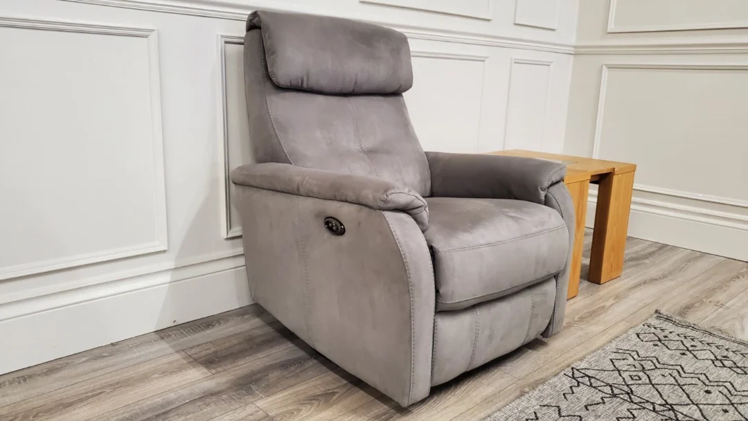 FURNITURE VILLAGE 'ROWAN' POWER RECLINING TWISTER & ROCKER ARMCHAIR - Image 8