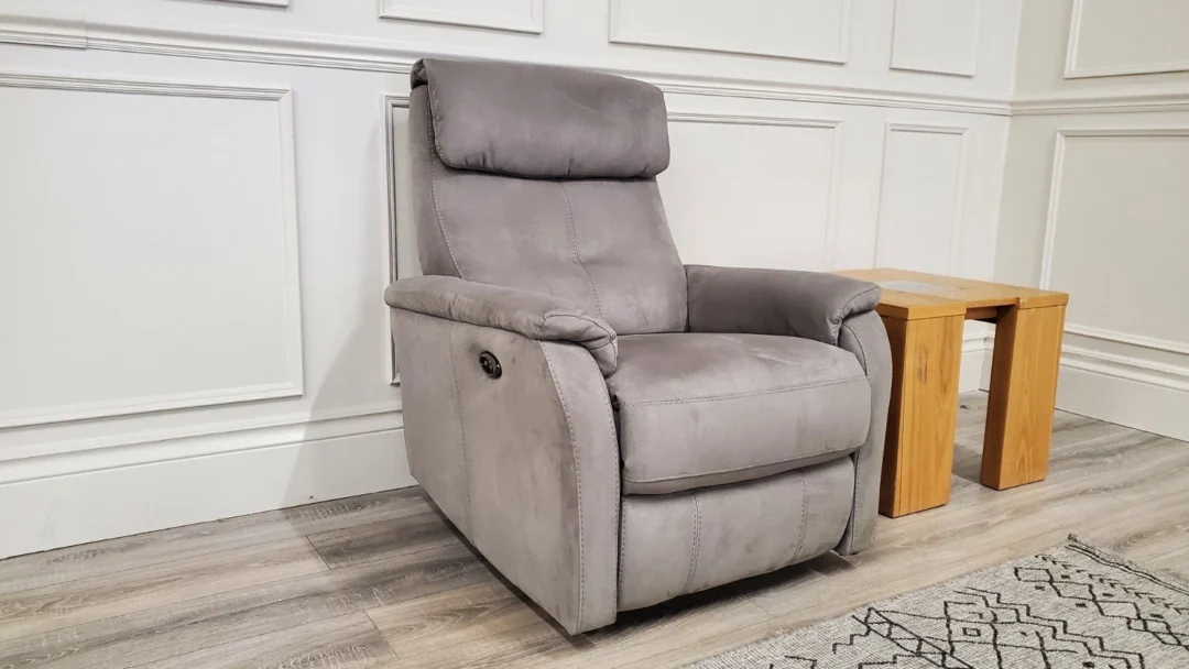 FURNITURE VILLAGE 'ROWAN' POWER RECLINING TWISTER & ROCKER ARMCHAIR - Image 12
