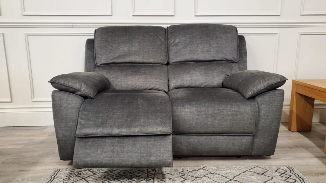 OAK FURNITURELAND 'GOODWOOD' 2 SEATER SOFA & TWO CHAIRS ALL WITH POWER RECLINERS - Image 9