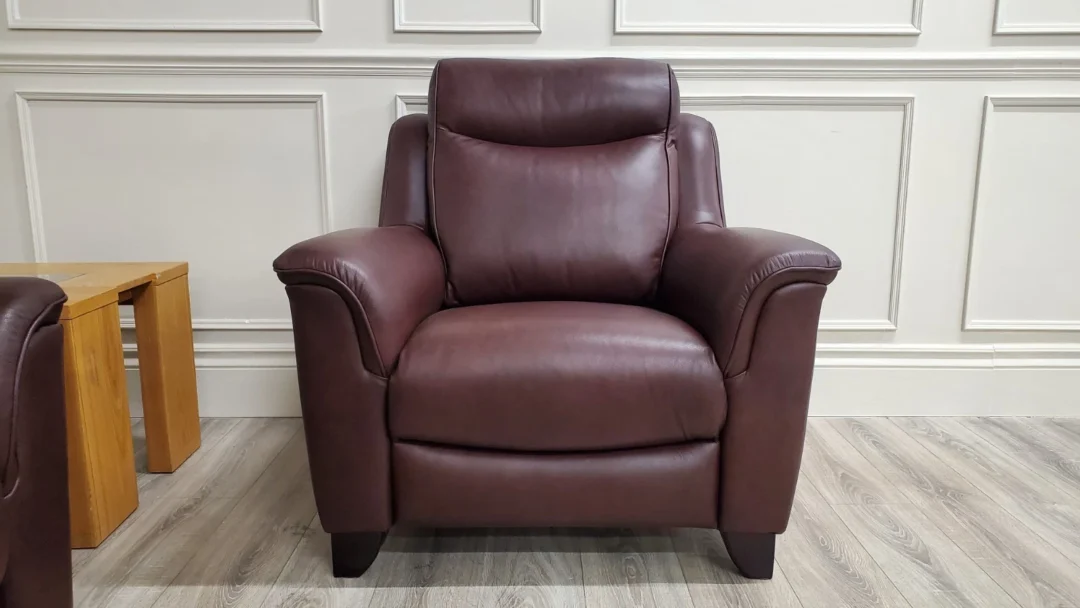PARKER KNOLL MANHATTAN 3 SEATER LEATHER SOFA & ARMCHAIR - Image 13