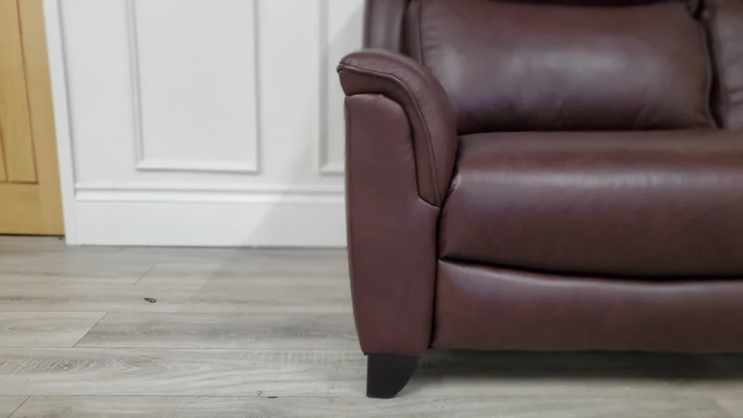 PARKER KNOLL MANHATTAN 3 SEATER LEATHER SOFA & ARMCHAIR - Image 8