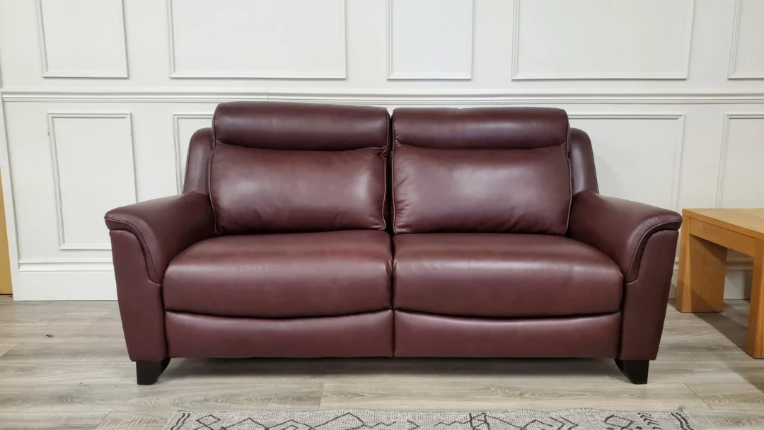 PARKER KNOLL MANHATTAN 3 SEATER LEATHER SOFA & ARMCHAIR - Image 15