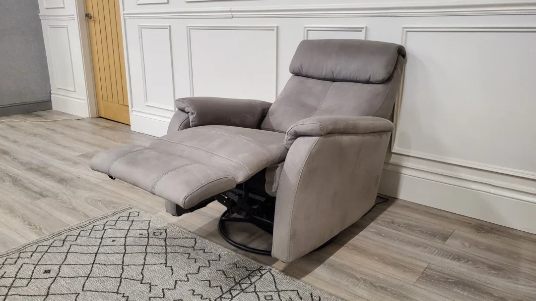 FURNITURE VILLAGE 'ROWAN' POWER RECLINING TWISTER & ROCKER ARMCHAIR - Image 2