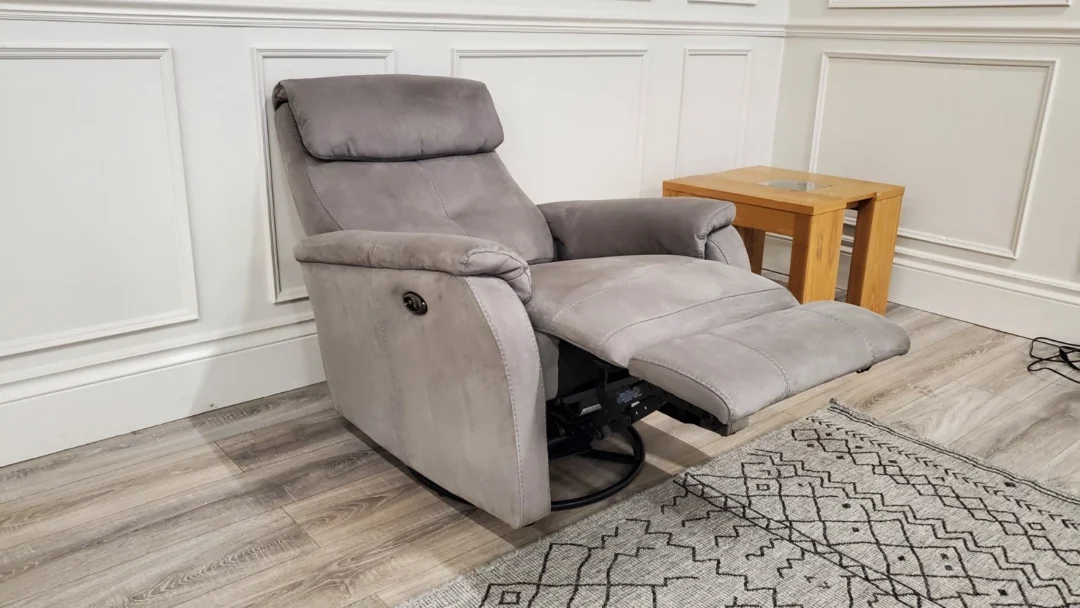 FURNITURE VILLAGE 'ROWAN' POWER RECLINING TWISTER & ROCKER ARMCHAIR - Image 7