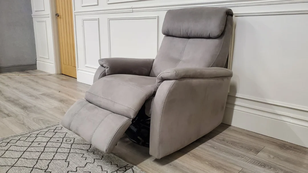 FURNITURE VILLAGE 'ROWAN' POWER RECLINING TWISTER & ROCKER ARMCHAIR - Image 10