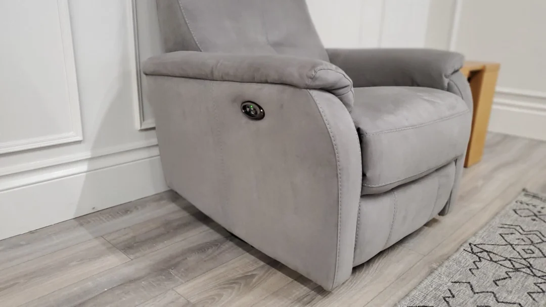 FURNITURE VILLAGE 'ROWAN' POWER RECLINING TWISTER & ROCKER ARMCHAIR - Image 16